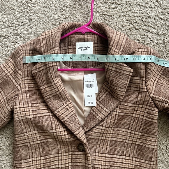 A&F Wool-Blend Blazer Coat XXSP - Picture 5 of 7